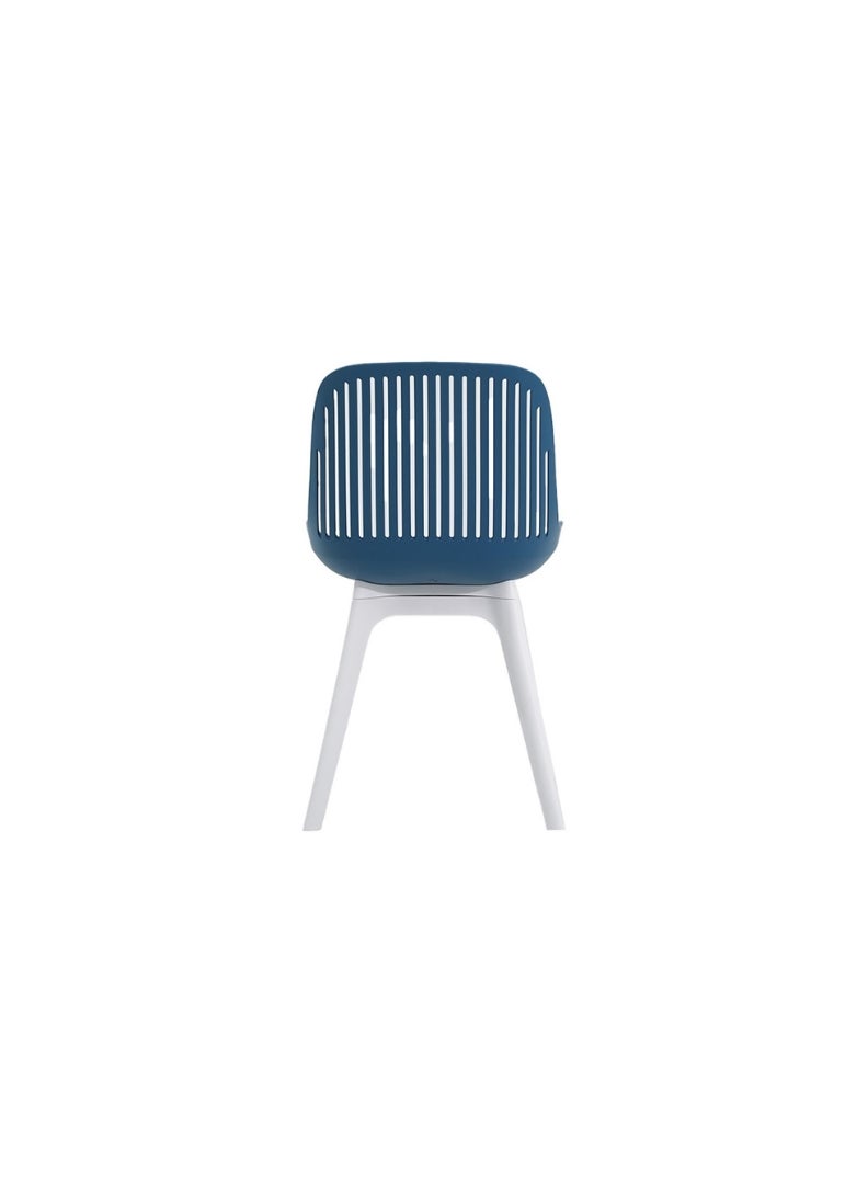 Royaloak Zelo Fiber Cafe Chair, Fiber Construction, Moulded Fiber Sturdy Legs, Ergonomically Designed for Comfortable Seating, Strong & Durable, Anti-skid Legs with Silent Movement. - Image 2